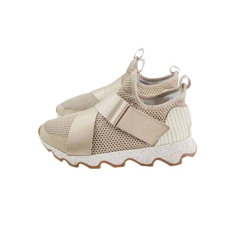 Sorel Casual, Sporty Slip-On Sneakers, Women's Size 8, Beige Color.‎